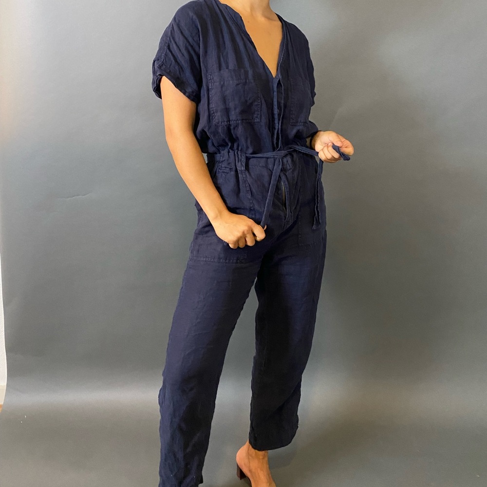JOIE linen jumpsuit | Navy Blue | XS but fits more like an S/M.